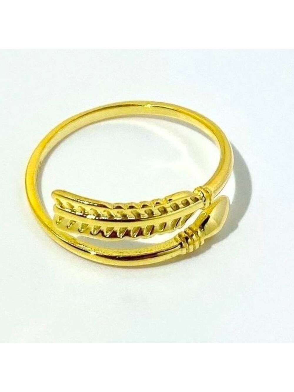 Arrow Ring 18K Yellow Gold plated over 925 Sterling Silver